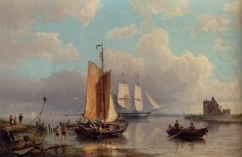 Seascape, boats, ships and warships. 126, unknow artist